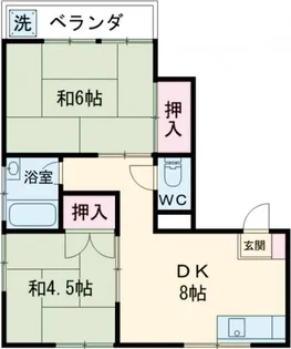 第13通南ビル【4階】の間取り