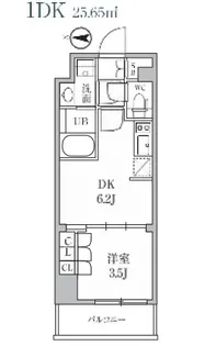 シーズンフラッツ住吉【3階】の間取り