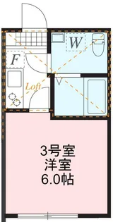 アザーレ・キュリオス久地B【1階】の間取り