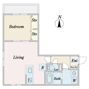 BASE都立大【3階】の間取り