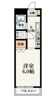 メゾンSINO【1階】の間取り