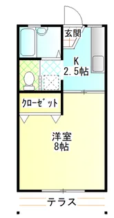 コーポミノシマ【1階】の間取り