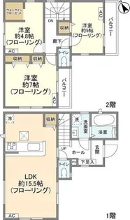 東京都多摩市連光寺1【一戸建】の間取り