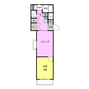 カーサミラ音羽【1階】の間取り