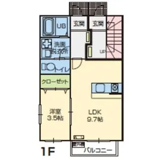 Forest A棟【1階】の間取り