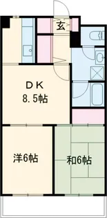 チェリーハイムIII【2階】の間取り