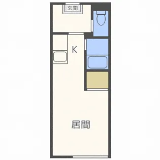 シャーメゾンリブレ八軒【1階】の間取り