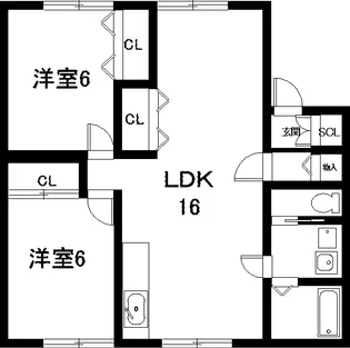 愛知県半田市青山4【アパート】の間取り