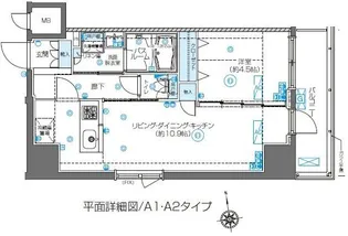 ZOOM東新宿【3階】の間取り