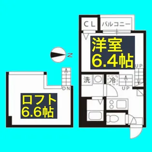 ハーモニーテラス向島町【1階】の間取り