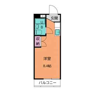 ビラ三秀神明【5階】の間取り