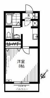 プティメゾン入船【2階】の間取り
