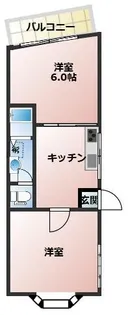 ライトコート西浦賀【1階】の間取り