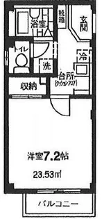 ヴィラフルール【3階】の間取り
