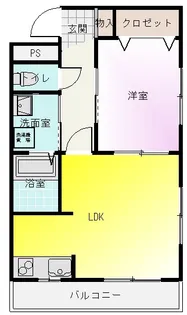 ヴァンヴェストA【2階】の間取り