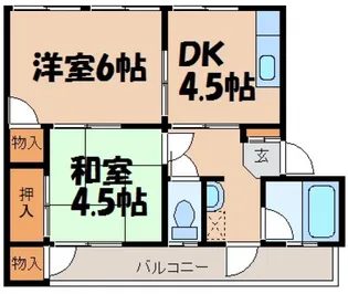 第1唯間ビル【1階】の間取り