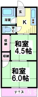 東京都杉並区和泉2【アパート】の間取り