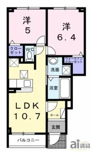 メゾン・ド・シェリ【1階】の間取り