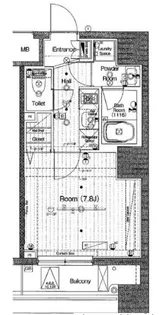 ブライズ神楽坂【2階】の間取り