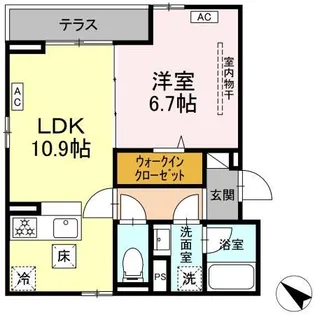 (仮称)D-ROOM南篠崎町【2階】の間取り