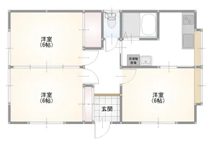 秋田県由利本荘市石脇字田尻野【一戸建】の間取り