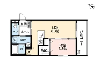 福岡県福岡市南区大楠3【アパート】の間取り