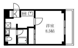 東京都文京区小日向2【マンション】の間取り