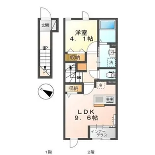 セジュール・ネオ【2階】の間取り