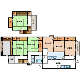 山口県防府市大字浜方【一戸建】の間取り