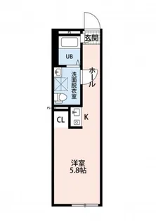 ルナソレイユ西谷【1階】の間取り