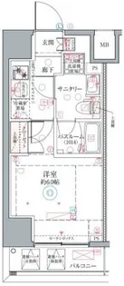 クレヴィスタ横浜関内II【2階】の間取り
