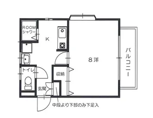 サファイアハイツ【1階】の間取り