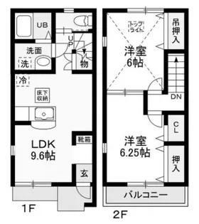 埼玉県行田市栄町【一戸建】の間取り
