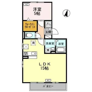 新潟県新潟市東区松崎2【アパート】の間取り