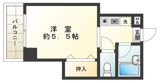 勝どき第3関根ビル【2階】の間取り