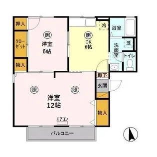 ハウゼ・K B【2階】の間取り