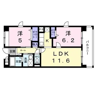 アイリー・レジデンス【4階】の間取り