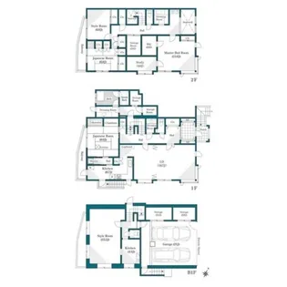 東京都世田谷区駒沢3【一戸建】の間取り
