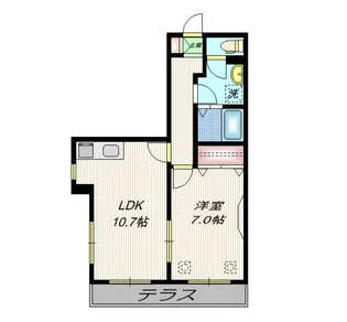 東京都大田区中央1【マンション】の間取り