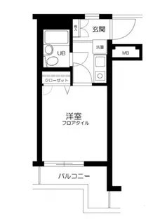 ラコスタ新丸子【2階】の間取り