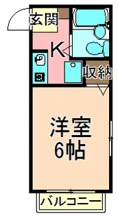 東京都足立区栗原1【アパート】の間取り