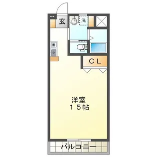 ふじ第3マンション【5階】の間取り