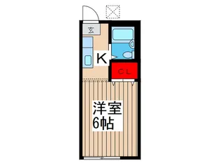 エリカハイツ【1階】の間取り