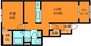 サンリット・ヴィラ【1階】の間取り