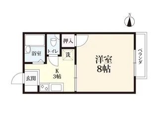 ステイタス本庄【2階】の間取り