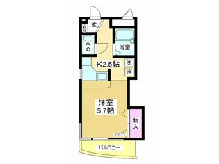 レ・ゾワゾー【1階】の間取り