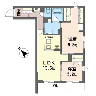 フェリシード野沢【1階】の間取り
