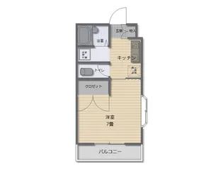 マスカットハウス・リンノI【1階】の間取り