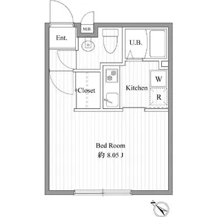東京都新宿区西新宿3【マンション】の間取り