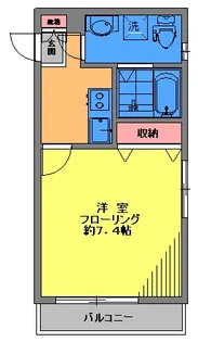 アンムート上池台【3階】の間取り